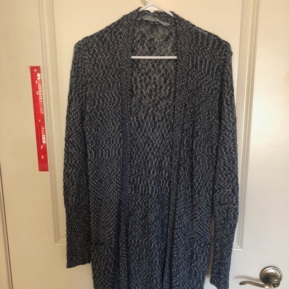 Blue Athleta long duster